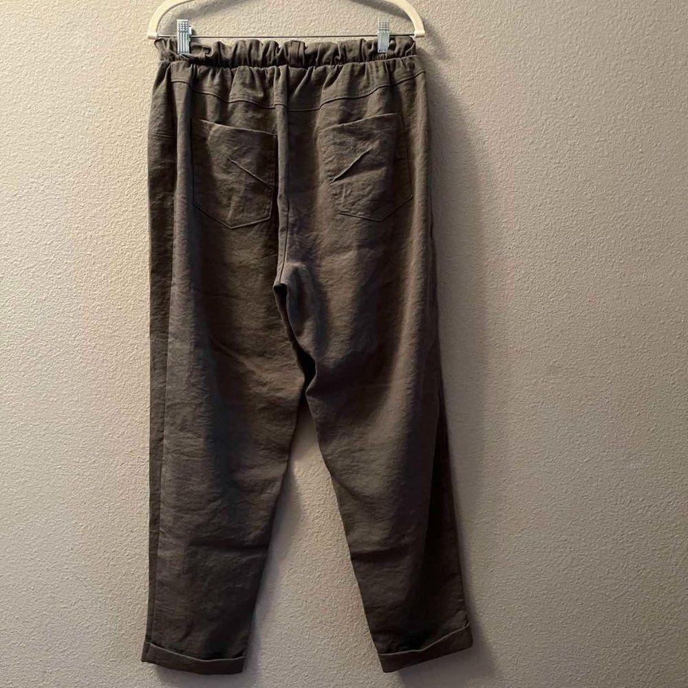 WOMEN'S olive joggers pants - SIZE 12 - Picture 2 of 10